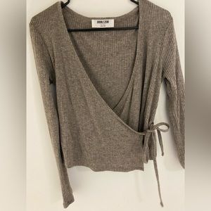 Best wrap sweater shirt